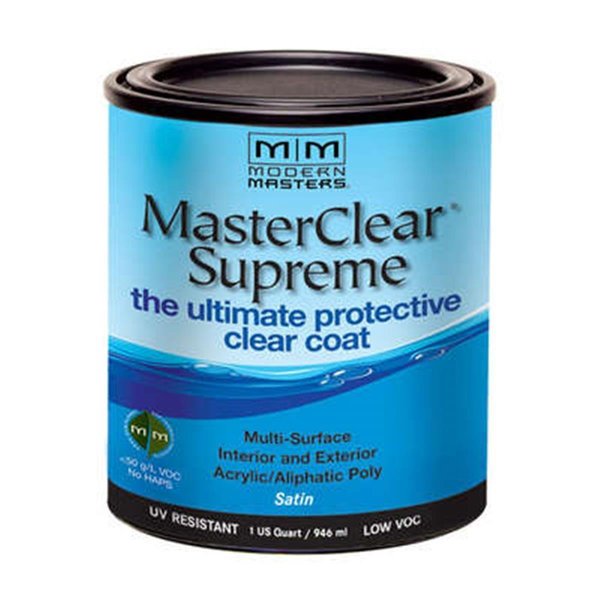 Modern Masters MCS90232 1 Qt. Satin Masterclear Supreme Protective Clear Coat MO327238